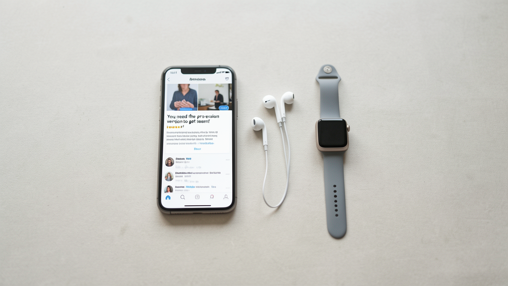 Editorial image illustrating "You need the pro version to get seen": Debunking visibility features in self-tape apps