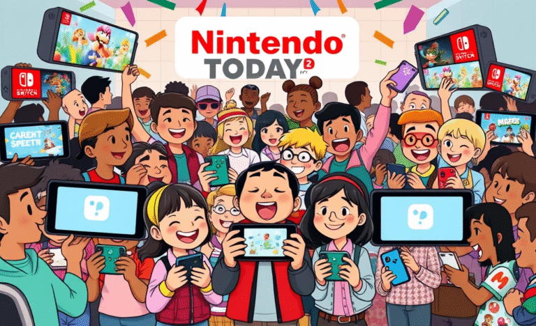 Nintendo Today app launch featuring daily updates for Nintendo Switch fans